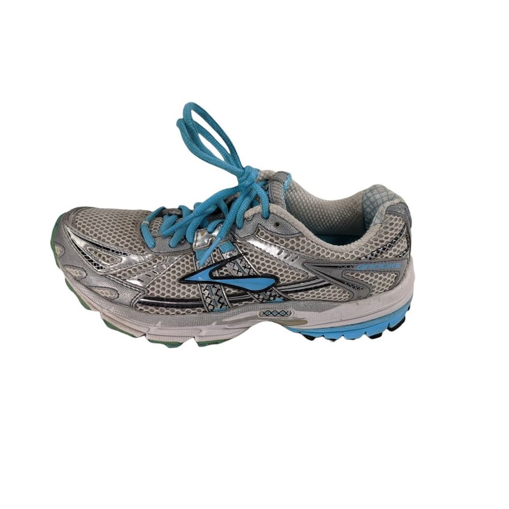 Brooks Ravenna 2 Womens Size 7 Silver White Blue Mesh Running Shoes 1200831b451